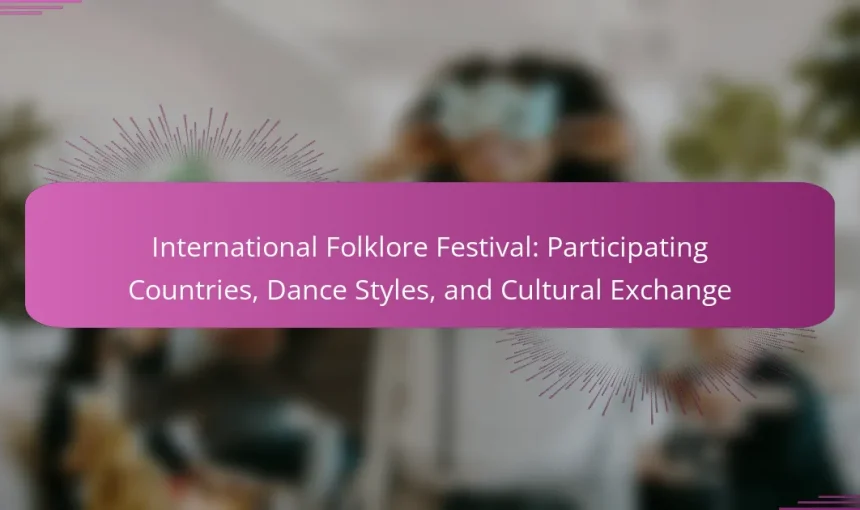 International Folklore Festival: Participating Countries, Dance Styles, and Cultural Exchange