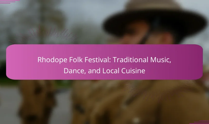 Rhodope Folk Festival: Traditional Music, Dance, and Local Cuisine