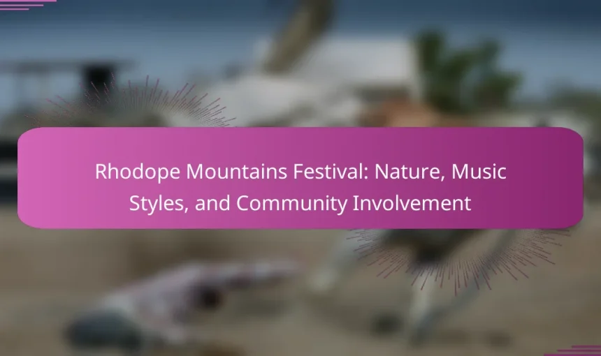 Rhodope Mountains Festival: Nature, Music Styles, and Community Involvement